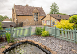 Our beautiful outdoor pond area.